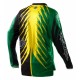 Tricou Bicicletă Troy Lee Designs GP Jersey Shocker Green / Yellow
